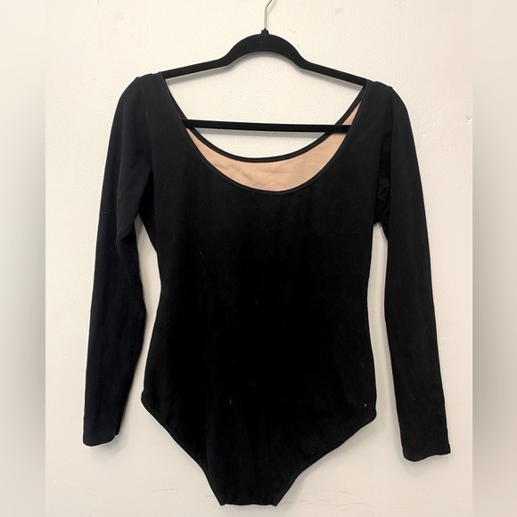Gilda Marx Black, long sleeve Leotard - Picture 2 of 3
